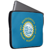 Staatsflagge in Süddakota Laptopschutzhülle (Vorne Rechts)