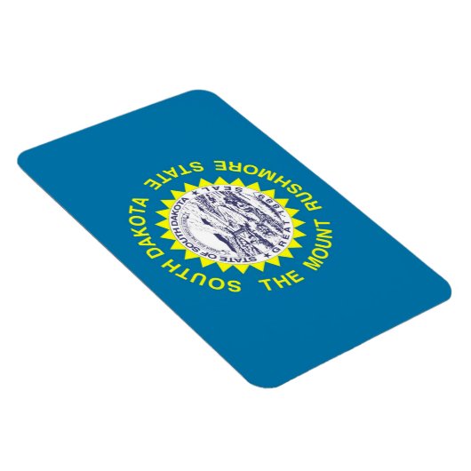 Staatsflagge in Süddakota Magnet (Rechte Seite)