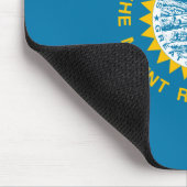 Staatsflagge in Süddakota Mousepad (Ecke)