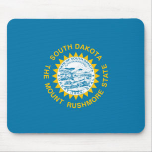 Staatsflagge in Süddakota Mousepad