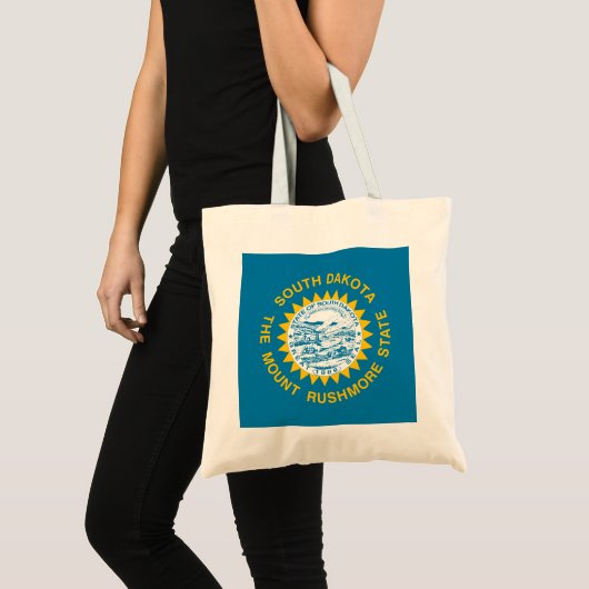 Staatsflagge in Süddakota Tragetasche (Vorderseite (Produkt))