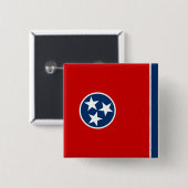 Staatsflagge in Tennessee Button (Vorne & Hinten)