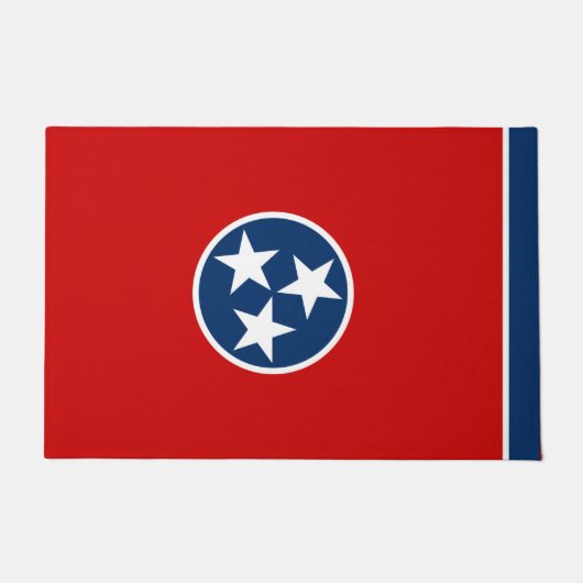 Staatsflagge in Tennessee Fußmatte (Vorderseite)