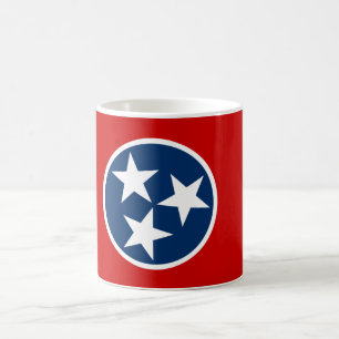 Staatsflagge in Tennessee Kaffeetasse