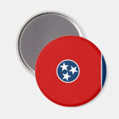 Staatsflagge in Tennessee Magnet (Vorderseite/Rückseite)