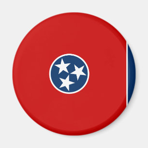 Staatsflagge in Tennessee Magnet