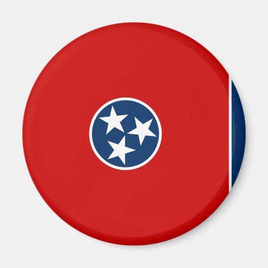 Staatsflagge in Tennessee Magnet (Vorne)