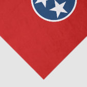 Staatsflagge in Tennessee Seidenpapier (Ausschnitt)