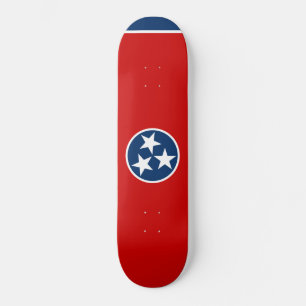 Staatsflagge in Tennessee Skateboard