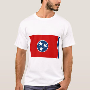 Staatsflagge in Tennessee T-Shirt