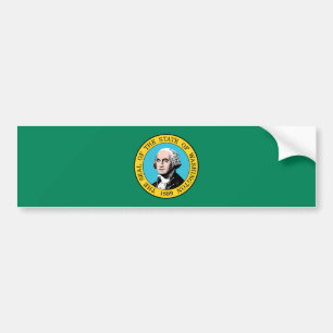 Staatsflagge in Washington Autoaufkleber