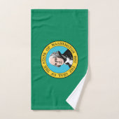 Staatsflagge in Washington Badhandtuch Set (Handtuch)