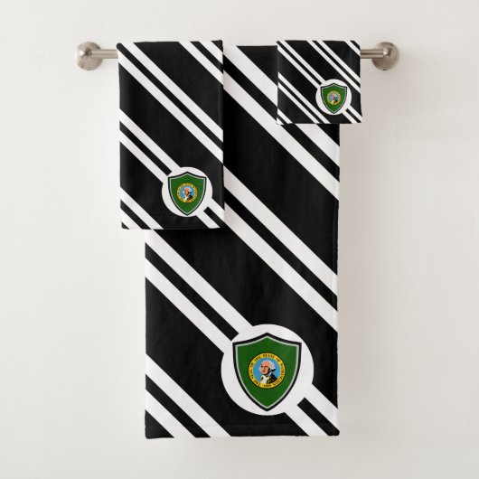 Staatsflagge in Washington Badhandtuch Set (Insitu)