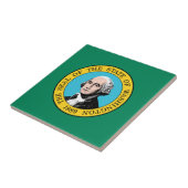 Staatsflagge in Washington Fliese (Seite)