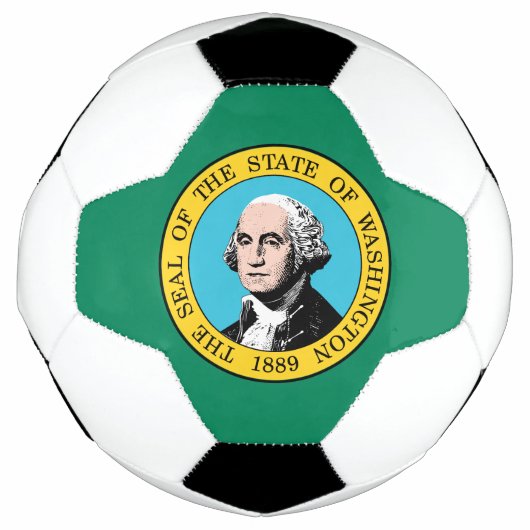 Staatsflagge in Washington Fußball (Vorderseite)