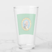 Staatsflagge in Washington  Glas (Rückseite)