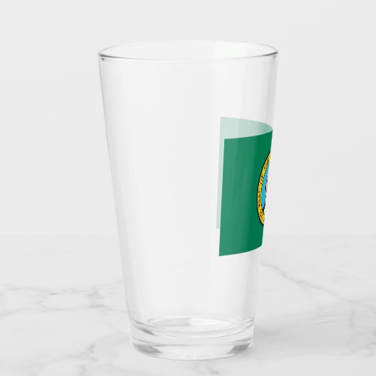 Staatsflagge in Washington Glas (Rechts)