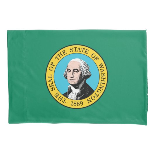 Staatsflagge in Washington Kissenbezug (Vorderseite)