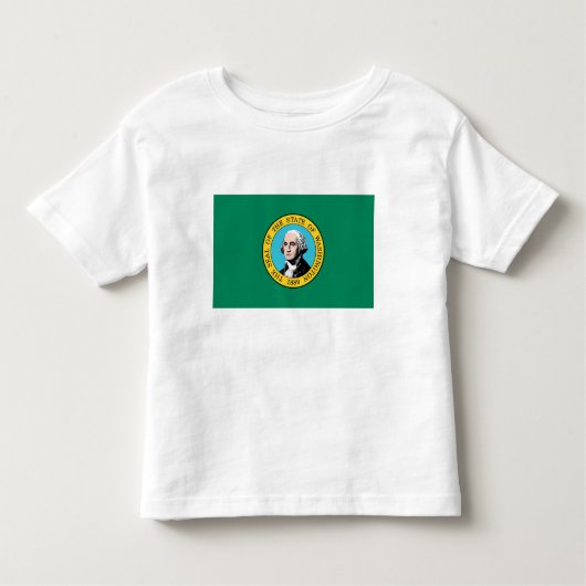Staatsflagge in Washington Kleinkind T-shirt (Vorderseite)