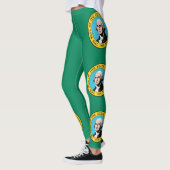 Staatsflagge in Washington Leggings (Links)