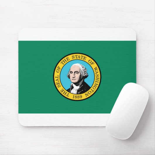 Staatsflagge in Washington Mousepad (Mit Mouse)