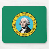 Staatsflagge in Washington Mousepad (Vorne)