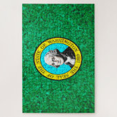 Staatsflagge in Washington Puzzle (Vertikal)
