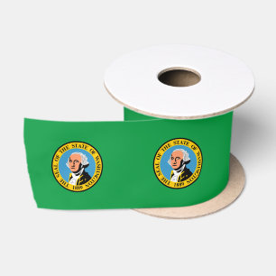 Staatsflagge in Washington Satinband