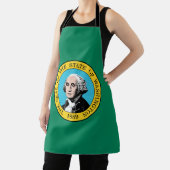 Staatsflagge in Washington Schürze (InSitu)