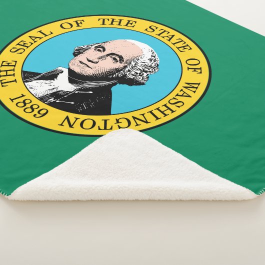Staatsflagge in Washington Sherpadecke (3/4)