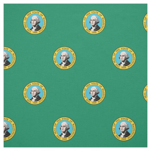 Staatsflagge in Washington Stoff (Muster)