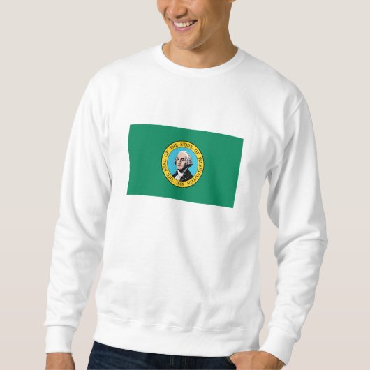 Staatsflagge in Washington Sweatshirt (Vorderseite)