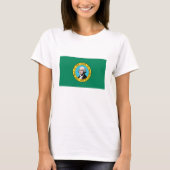 Staatsflagge in Washington T-Shirt (Vorderseite)