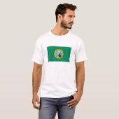 Staatsflagge in Washington T-Shirt (Vorne ganz)