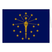 Staatsflagge Indiana (Vorderseite (Horizontal))