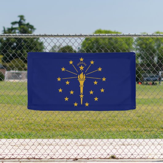 Staatsflagge Indiana Banner (Insitu)
