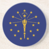 Staatsflagge Indiana Getränkeuntersetzer (Vorne)