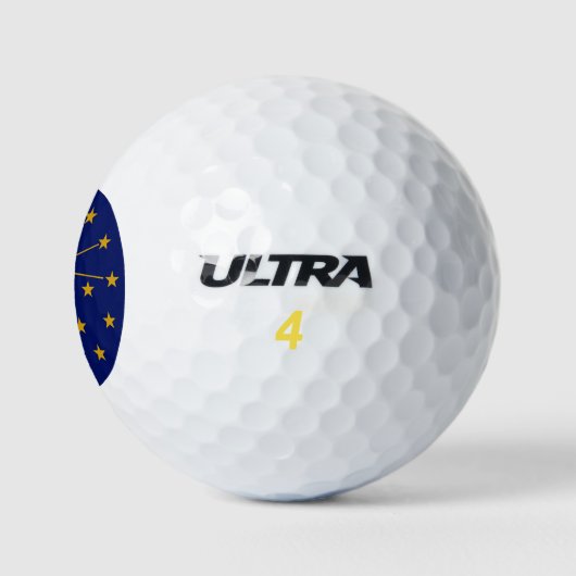 Staatsflagge Indiana Golfball (Logo)