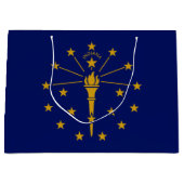 Staatsflagge Indiana Große Geschenktüte (Vorderseite)