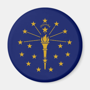 Staatsflagge Indiana Magnet