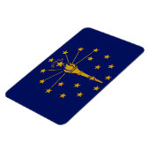 Staatsflagge Indiana Magnet (Linke Seite)