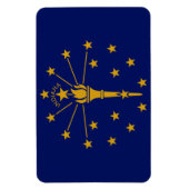 Staatsflagge Indiana Magnet (Vertikal)