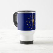 Staatsflagge Indiana Reisebecher (Vorderseite Links)