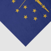 Staatsflagge Indiana Seidenpapier (Ausschnitt)