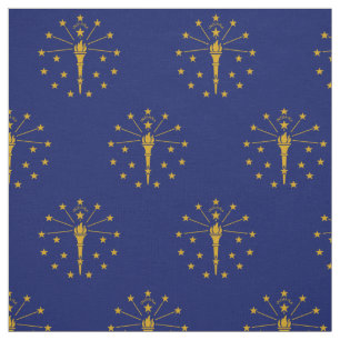 Staatsflagge Indiana Stoff