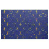 Staatsflagge Indiana Stoff (Fat Quarter (45,7 x 55,9 cm))