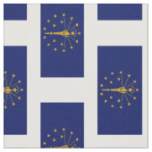 Staatsflagge Indiana Stoff (Nahaufnahme)