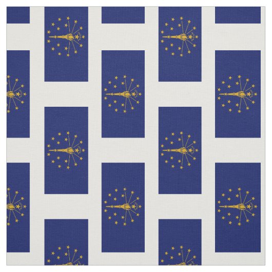 Staatsflagge Indiana Stoff (Muster)