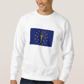 Staatsflagge Indiana Sweatshirt (Vorderseite)