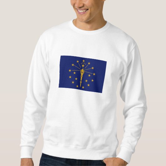 Staatsflagge Indiana Sweatshirt (Vorderseite)